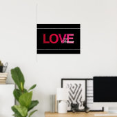 Poster Love Forever Art Print (Bureau à domicile)