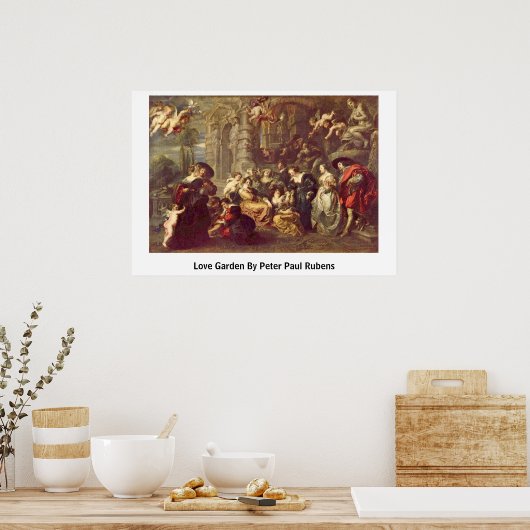 Poster Love Garden Par Peter Paul Rubens (Cuisine)