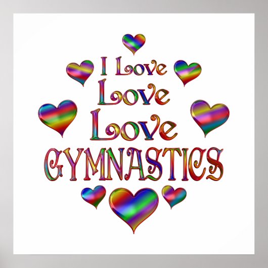 Poster Love Gymnastique (Devant)