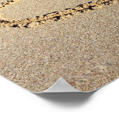 Poster Love Heart Beach (Coin)