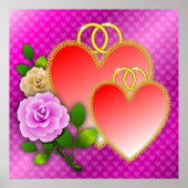 Poster Love Heart Formes (Devant)