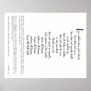 POSTER - LOVE IS... 1 Corinthians 13:1-3 (deel 1)