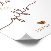 Poster Love Is Brewing Bridal Shower Invitations & Decor (Coin)