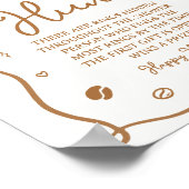 Poster Love is Brewing Bridal Shower Ring Hunt Game (Coin)