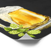 Poster Love Is Brewing Wedding Beer Menu (Coin)