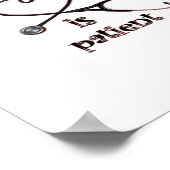 Poster Love Is Patient Clean Layout  (Coin)