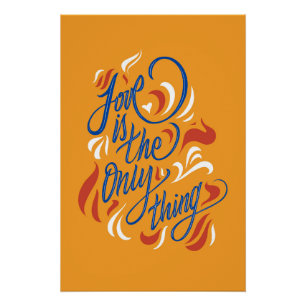 Poster Love is the only thing -