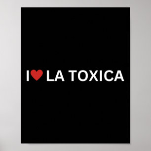 Poster Love La Toxica Y El Toxico Funny Hispanic Couple L