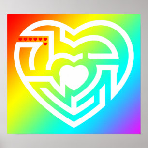 Poster love labrynth
