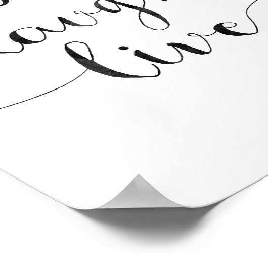 Poster Love Laugh Live (Coin)