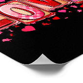 Poster Love Lettering Leopard Day Pink Valentine s Humor (Coin)