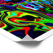 Poster Love Liquid ~ Imprimer avec des bords blancs. (Coin)