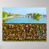 Poster Love Lock Bridge (Devant)