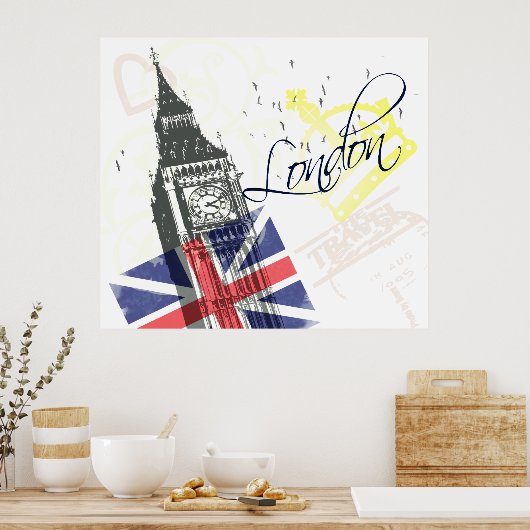 Poster Love London (Cuisine)