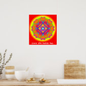 Poster Love Mandala (Cuisine)