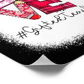 Poster Love Messy Bun Ed Teacher Valentines Day Matching  (Coin)