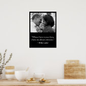 POSTER LOVE & MIRACLES POSTER, BARACK & MICHELLE OBAMA (Cuisine)