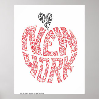 Poster LOVE NEW YORK par NICHOLAS_COP...