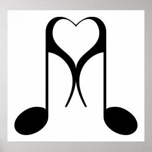 Poster love notes : 8th note :