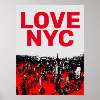 Poster Love NYC Manhattan New York City