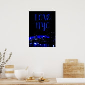 Poster Love NYC Manhattan New York City (Cuisine)