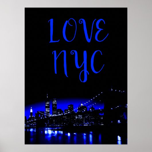 Poster Love NYC Manhattan New York City (Devant)