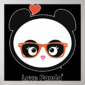 Poster Love Panda® (Devant)