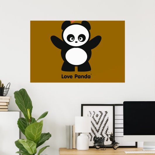 Poster Love Panda® Prints (Bureau à domicile)