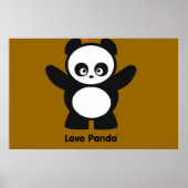 Poster Love Panda® Prints (Devant)