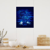 Poster Love, Passion act - paire avec dauphin (Cuisine)