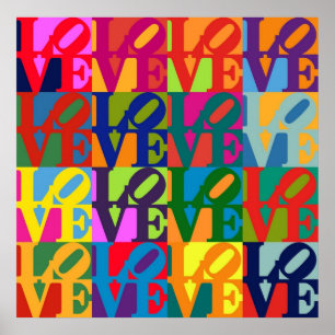 Poster Love Pop Art