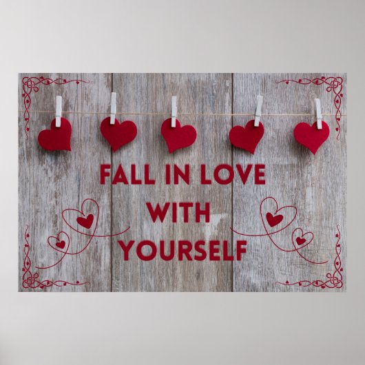 Poster "Love" Positive Wall Art (Devant)