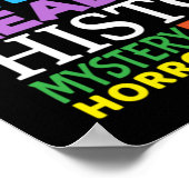 Poster Love Reading Books - Genre Word Art (Coin)