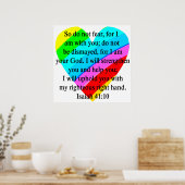POSTER LOVE REMPLIE ISAIAH 41:10 CONCEPTION (Cuisine)