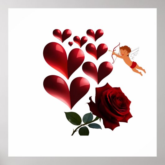 Poster Love & Romance - Saint Valentin (Devant)