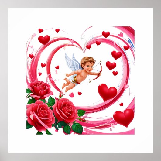 Poster Love & Romance - Saint Valentin (Devant)