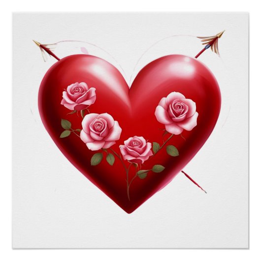 Poster Love & Romance - Saint Valentin (Devant)