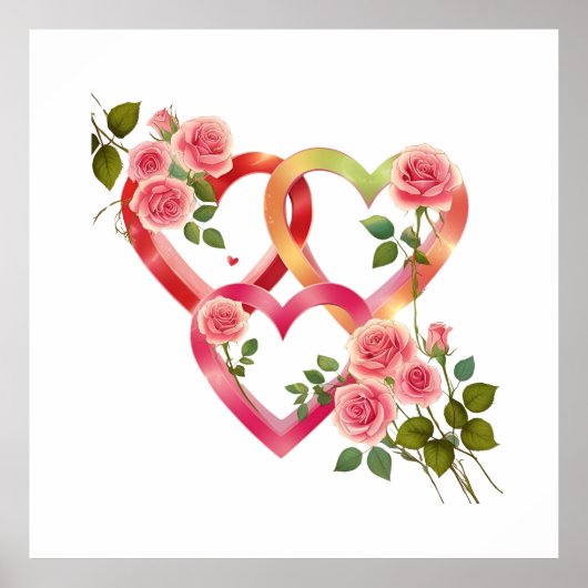 Poster Love & Romance - Saint Valentin (Devant)