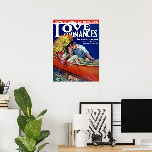Poster Love Romances (Bureau à domicile)