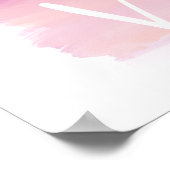 Poster Love Rose Brush Moderne Calligraphie Valentine Art (Coin)