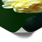 Poster Love Rose Flower Mariage personnalisé (Coin)