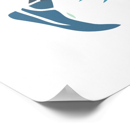 Poster Love Running Marathon Compétitive Runner Custom (Coin)