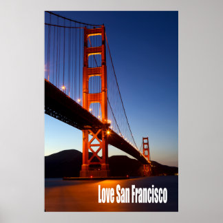 Poster Love San Francisco