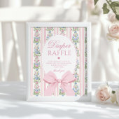 Poster Love Shack Baby Diaper tombole Coquette Bow