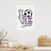 Poster Love Soccer (Cuisine)