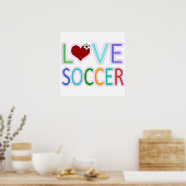 POSTER LOVE SOCCER (Cuisine)