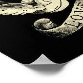 Poster Love Sparrow Vintage Tattoo Design  (Coin)