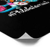 Poster LOVE Stethoscope Scrub Phlebotomiste Nurse Life (Coin)