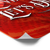 Poster Love Stinks Laisse Boire (Coin)