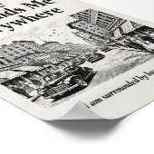 Poster Love Surrounds Me Everywhere Vintage Affirmation  (Coin)